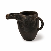Amlash Terracotta Vessel with Spout