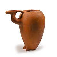 Luristan Terracotta Jar with Bird Feet and Spout