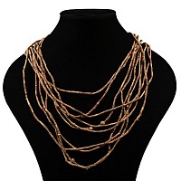 African Terracotta Bead Necklace Group