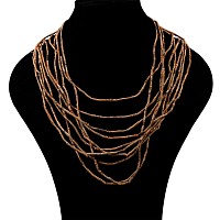 African Terracotta Bead Necklace Group
