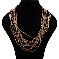 African Terracotta Bead Necklace Group
