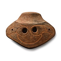 South East Asian Terracotta Mask