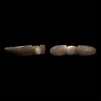 Roman Silver D-Shaped Ring