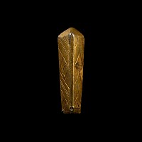 Medieval Knight's Silver-Gilt Heraldic Knife Handle