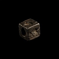 Roman Silver Gaming Cube with Animals