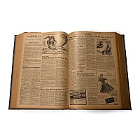 Original United States Air Force Daily Newspaper Bound 'Reel Room' Copies, March 1954 to July 1954 - 122 Publications
