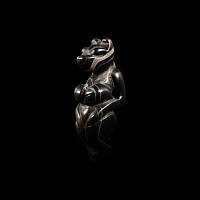 Western Asiatic Style Banded Agate Fertility Idol
