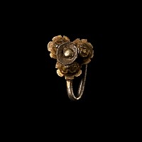 Tudor Silver Hooked Tag Clothes Fastener