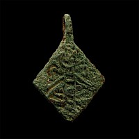 Medieval Knight's Bronze Heraldic Horse Harness Pendant