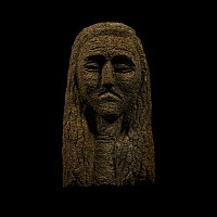 Celtic Style Stone Head