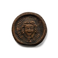 Roman Bronze Phalera of Medusa