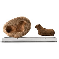 Byzantine Stone Pottery Mould with Animal