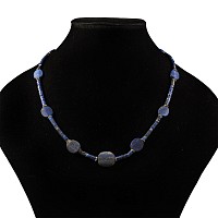 Bactrian Style Lapis Lazuli Bead Necklace String