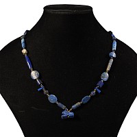 Bactrian Style Lapis Lazuli Bead Necklace String