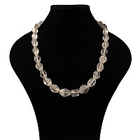 Bactrian Style Rock Crystal Bead Necklace String