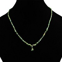 Roman Green Glass Bead Necklace String