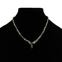 Roman Green Glass Bead Necklace String
