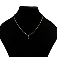 Roman Green Glass Bead Necklace String