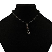 Roman Black Glass Bead Necklace String
