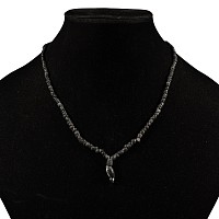 Roman Black Glass Bead Necklace String