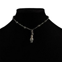 Roman Black Glass Bead Necklace String