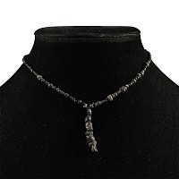Roman Black Glass Bead Necklace String