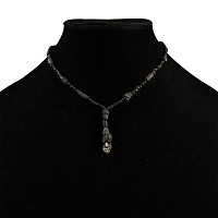 Roman Black Glass Bead Necklace String
