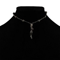 Roman Black Glass Bead Necklace String