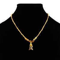 Roman Yellow Glass Bead Necklace String