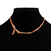 Roman Mixed Orange Bead Necklace String