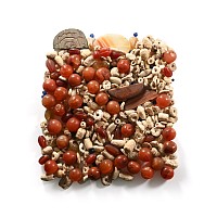 Western Asiatic Mixed Hardstone and Shell Bead Group