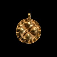 Viking Age Gold Bracteate Pendant