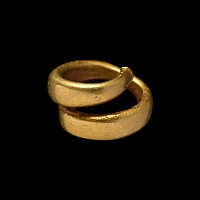 Bronze Age Gold Hair Ring