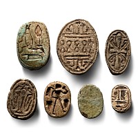 Egyptian Mixed Scarab and Scaraboid Collection