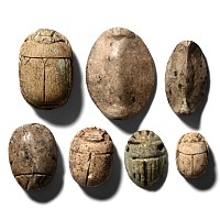 Egyptian Mixed Scarab and Scaraboid Collection
