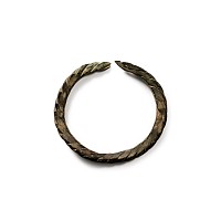 Viking Age Bronze Twisted Bracelet with Flattened Terminals