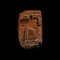Old Babylonian Cuneiform Tablet Recording Transactions Involving Named Individuals