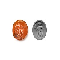 Roman Carnelian Gemstone with Offerer