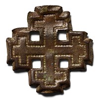 Medieval Bronze Knight's Holy Sepulchre Badge