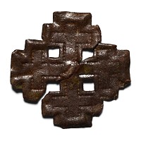 Large Medieval Bronze Knight's Holy Sepulchre Badge