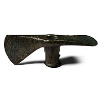 Large Luristan Socketted Bronze Adze
