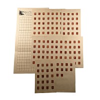 Queen Victoria One Penny Red Stamp Plate Numbers 71 - 224.