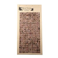 Queen Victoria One Penny Lilac Stamp Reconstructed Sheet.