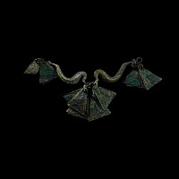 Viking Bronze Pendant Cluster