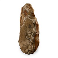 Large French Stone Age Flaked Flint Axe