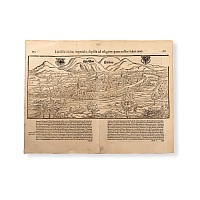 Map of Die Stat Landaw (Landau in Germany) by Sebastian Munster