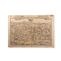Map of La ville d'Eger (Eger in Hungary) by Sebastian Munster