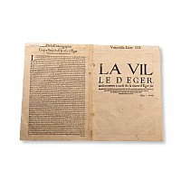 Map of La ville d'Eger (Eger in Hungary) by Sebastian Munster