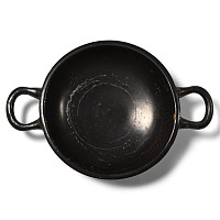 Greek Black Glazed Skyphos