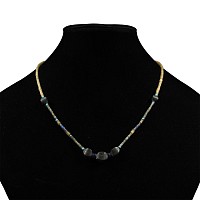 Western Asiatic Stone and Glass Bead Necklace